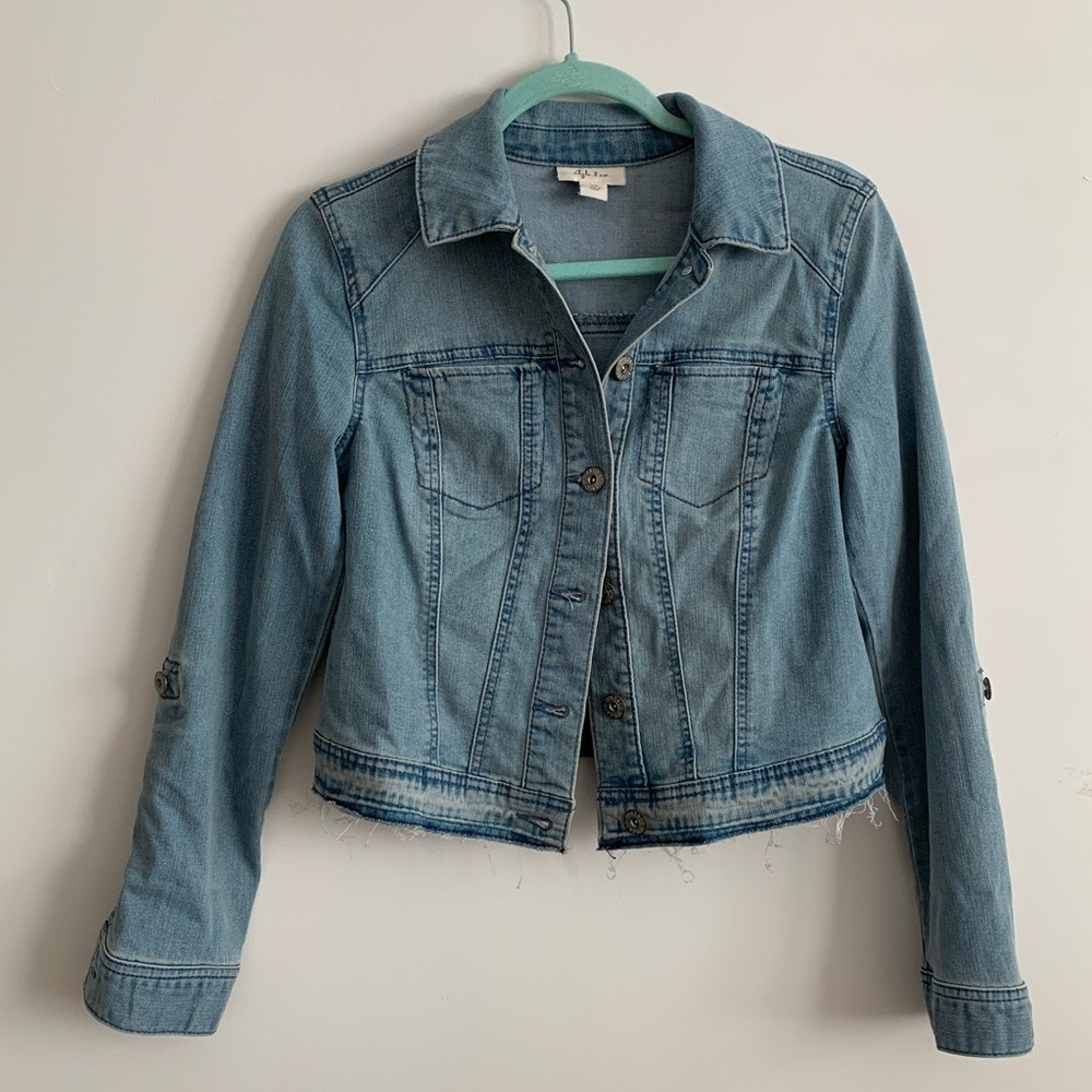 Cropped Jean Jacket